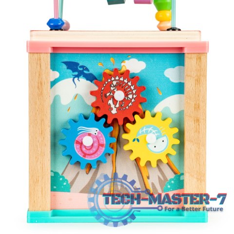 Drewniana kostka edukacyjna, sorter mula ECOTOYS ECOTOYS Drewniana kostka edukacyjna, sorter mula ECOTOYS ECOTOYS