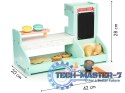 Drewniana kuchnia kawiarnia sklep cukiernia ECOTOYS ECOTOYS Drewniana kuchnia kawiarnia sklep cukiernia ECOTOYS ECOTOYS