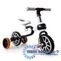 Rower rowerek biegowy 4w1 Pedały Kółka boczne czarny ECOTOYS ECOTOYS Rower rowerek biegowy 4w1 Pedały Kółka boczne czarny ECOTOYS ECOTOYS
