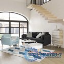 Stolik kawowy okrągły ze schowkiem 60cm ModernHome ModernHome