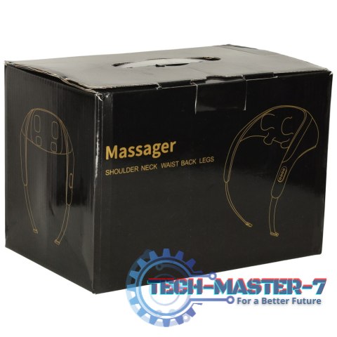 Masażer do pleców kołnierz masujący Shiatsu do karku ramion pleców mięśni Masażer do pleców kołnierz masujący Shiatsu do karku ramion pleców mięśni