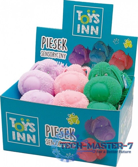 Gniotek Piesek sensoryczny display mix 6 sztuk Gniotek Piesek sensoryczny display mix 6 sztuk