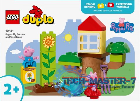 Klocki DUPLO 10431 Peppa Pig Ogród i domek na drzewie Peppy Klocki DUPLO 10431 Peppa Pig Ogród i domek na drzewie Peppy