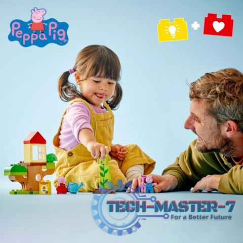 Klocki DUPLO 10431 Peppa Pig Ogród i domek na drzewie Peppy Klocki DUPLO 10431 Peppa Pig Ogród i domek na drzewie Peppy
