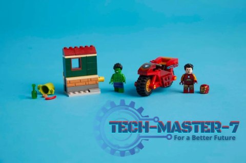 Klocki Marvel Super Heroes 76287 Iron Man z motocyklem i Hulk Klocki Marvel Super Heroes 76287 Iron Man z motocyklem i Hulk