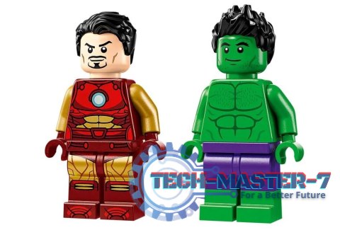 Klocki Marvel Super Heroes 76287 Iron Man z motocyklem i Hulk Klocki Marvel Super Heroes 76287 Iron Man z motocyklem i Hulk