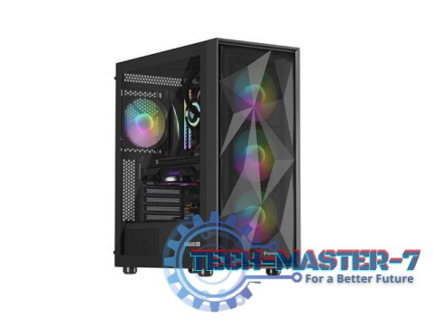 Obudowa Genesis Diaxid 605 ARGB MIDI TOWER USB-C Czarna Obudowa Genesis Diaxid 605 ARGB MIDI TOWER USB-C Czarna