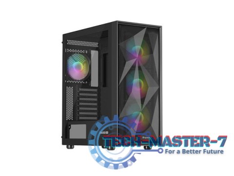 Obudowa Genesis Diaxid 605 ARGB MIDI TOWER USB-C Czarna Obudowa Genesis Diaxid 605 ARGB MIDI TOWER USB-C Czarna