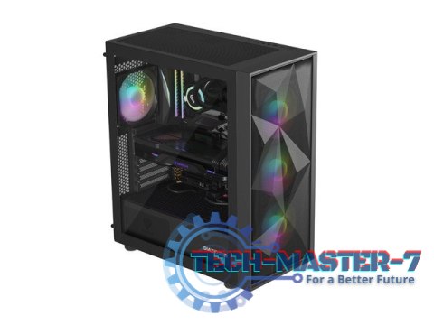 Obudowa Genesis Diaxid 605 ARGB MIDI TOWER USB-C Czarna Obudowa Genesis Diaxid 605 ARGB MIDI TOWER USB-C Czarna