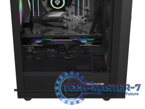 Obudowa Genesis Diaxid 605 ARGB MIDI TOWER USB-C Czarna Obudowa Genesis Diaxid 605 ARGB MIDI TOWER USB-C Czarna