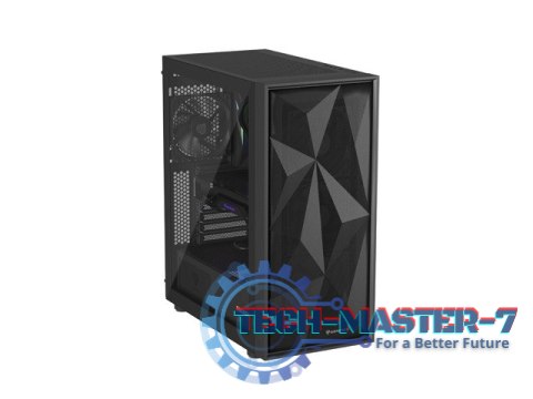 Obudowa Genesis Diaxid 605F MIDI TOWER USB-C Czarna Obudowa Genesis Diaxid 605F MIDI TOWER USB-C Czarna