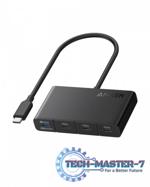 Hub 4w1 10Gbps USB-C Czarny Hub 4w1 10Gbps USB-C Czarny