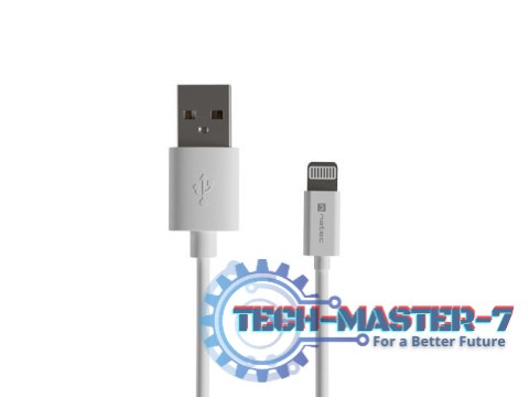 Kabel Lightning (M)->USB-A(M) 2m MFI Prati Biały Kabel Lightning (M)->USB-A(M) 2m MFI Prati Biały