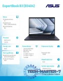 Notebook ExpertBook B3 B3404CVA-Q50137X - i5-1335U/16GB/512GB/14" WUXGA/Win 11 PRO/3YRS Notebook ExpertBook B3 B3404CVA-Q50137X - i5-1335U/16GB/512GB/14" WUXGA/Win 11 PRO/3YRS
