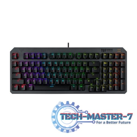 Klawiatura TUF Gaming K3 Gen II RGB/USB/IP57 AuraSync Czarna Klawiatura TUF Gaming K3 Gen II RGB/USB/IP57 AuraSync Czarna