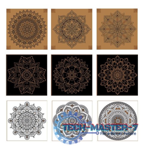 Kolorowanka Mandala metaliczna Kolorowanka Mandala metaliczna