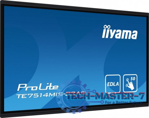 Monitor interaktywny 75 cali TE7514MIS-B2, INFRARED,50pkt,VA,4K,7H,WiFi,MIC,USB ANDROID 13, Google EDLA Monitor interaktywny 75 cali TE7514MIS-B2, INFRARED,50pkt,VA,4K,7H,WiFi,MIC,USB ANDROID 13, Google EDLA