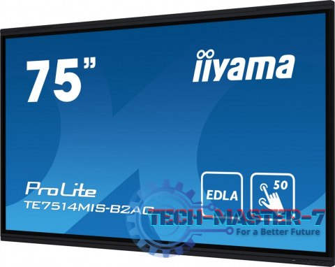Monitor interaktywny 75 cali TE7514MIS-B2, INFRARED,50pkt,VA,4K,7H,WiFi,MIC,USB ANDROID 13, Google EDLA Monitor interaktywny 75 cali TE7514MIS-B2, INFRARED,50pkt,VA,4K,7H,WiFi,MIC,USB ANDROID 13, Google EDLA