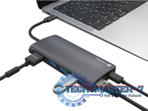 Multiport Adapter Fowler 2 V2 USB-C->HUB USB 3.0 3X, HDMI4K Multiport Adapter Fowler 2 V2 USB-C->HUB USB 3.0 3X, HDMI4K