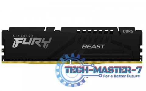 Pamięć DDR5 Fury Beast 16GB(1*16GB)/6000 CL30 EXPO czarna Pamięć DDR5 Fury Beast 16GB(1*16GB)/6000 CL30 EXPO czarna