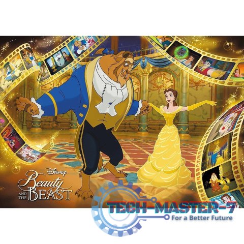 Puzzle 1000 elementów Premium Plus Piękna i Bestia Puzzle 1000 elementów Premium Plus Piękna i Bestia