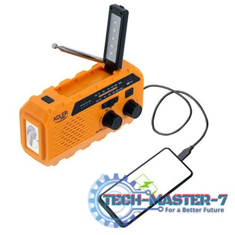 Radio solarne z korbką ręczną AD1197 Radio solarne z korbką ręczną AD1197
