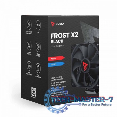 Chłodzenie procesora CPU Frost Black X2 Chłodzenie procesora CPU Frost Black X2