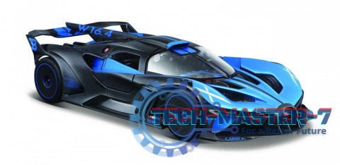 Model metalowy Bugatti Bolide niebieski 1/24 Model metalowy Bugatti Bolide niebieski 1/24
