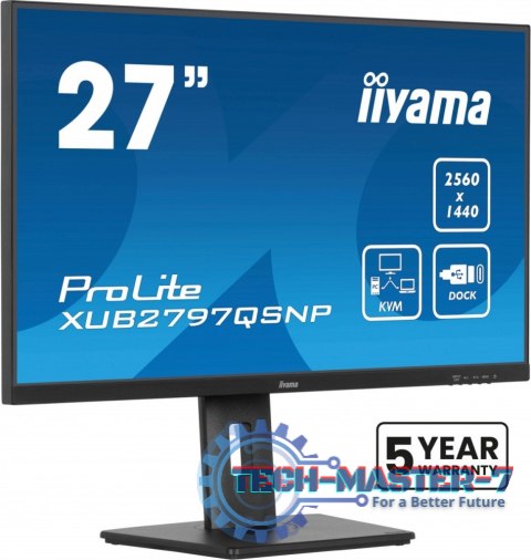 Monitor 27 cali XUB2797QSNP-B1,IPS,QHD,USB-c Dock,KVM,HDMI /5y/ Monitor 27 cali XUB2797QSNP-B1,IPS,QHD,USB-c Dock,KVM,HDMI /5y/