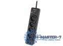 Listwa zasilająca PowerGuard PRO 1.8m (5 gniazd, 1 włącznik) czarna Listwa zasilająca PowerGuard PRO 1.8m (5 gniazd, 1 włącznik) czarna