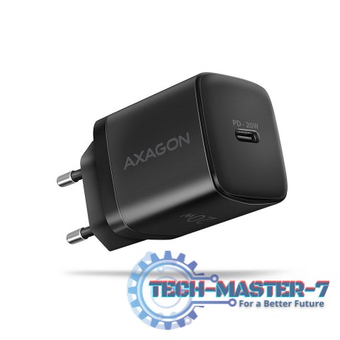 ACU-PD20 Ładowarka sieciowa PD 20W, 1x port USB-C, PD3.0/QC3.0/AFC/FCP/Apple Czarna ACU-PD20 Ładowarka sieciowa PD 20W, 1x port USB-C, PD3.0/QC3.0/AFC/FCP/Apple Czarna