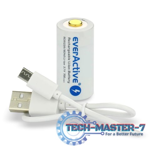 Akumulator 16340 3,7V Li-ion 700 mAh micro USB Akumulator 16340 3,7V Li-ion 700 mAh micro USB