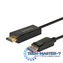 Kabel Display Port do HDMI 1,5m, CL-183