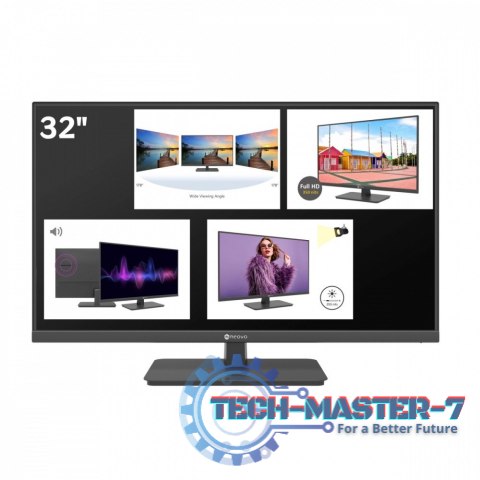 Monitor 31,5 cali VA-3201 HDMI DP VGA 24/7 czarny Monitor 31,5 cali VA-3201 HDMI DP VGA 24/7 czarny