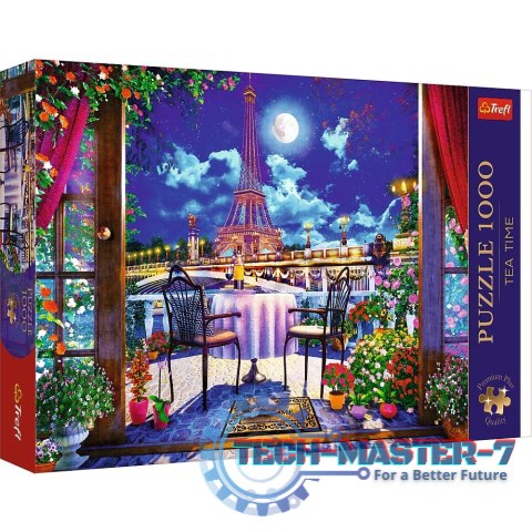 Puzzle 1000 elementów Premium Plus Paryż w blasku księżyca Puzzle 1000 elementów Premium Plus Paryż w blasku księżyca