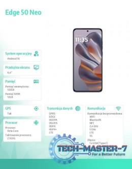 Smartfon Edge 50 neo 12/512 Pantone Grisaille