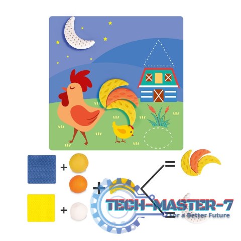 Zestaw Plastusiowe zabawy - Geometryczne kształty Zestaw Plastusiowe zabawy - Geometryczne kształty