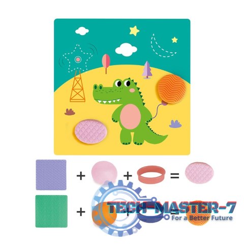 Zestaw Plastusiowe zabawy - Geometryczne kształty Zestaw Plastusiowe zabawy - Geometryczne kształty