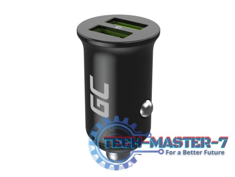 Ładowarka samochodowa GC PowerRide Nano36 36W 6A 2x USB-A Ładowarka samochodowa GC PowerRide Nano36 36W 6A 2x USB-A