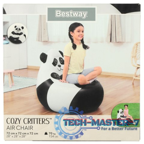 Fotel dmuchany puf BESTWAY 75116 panda Fotel dmuchany puf BESTWAY 75116 panda