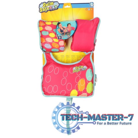 Kamizelka dmuchana BESTWAY 32174 kapok z rękawkami 3-6lat 19-30kg różowa Kamizelka dmuchana BESTWAY 32174 kapok z rękawkami 3-6lat 19-30kg różowa