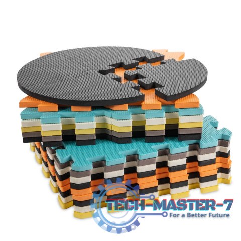 Mata edukacyjna piankowa puzzle zwierzątka kolorowa 114 x 114 cm 25 elementów folia Mata edukacyjna piankowa puzzle zwierzątka kolorowa 114 x 114 cm 25 elementów folia