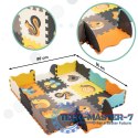 Mata edukacyjna piankowa puzzle zwierzątka kolorowa 114 x 114 cm 25 elementów folia Mata edukacyjna piankowa puzzle zwierzątka kolorowa 114 x 114 cm 25 elementów folia