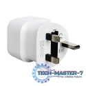 Adapter podróżny, gniazdo EU - wtyk UK AP-04