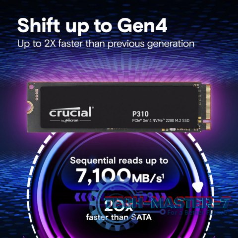 Dysk SSD P310 500GB M.2 NVMe PCIe 4.0 2280 6600/3500 Dysk SSD P310 500GB M.2 NVMe PCIe 4.0 2280 6600/3500