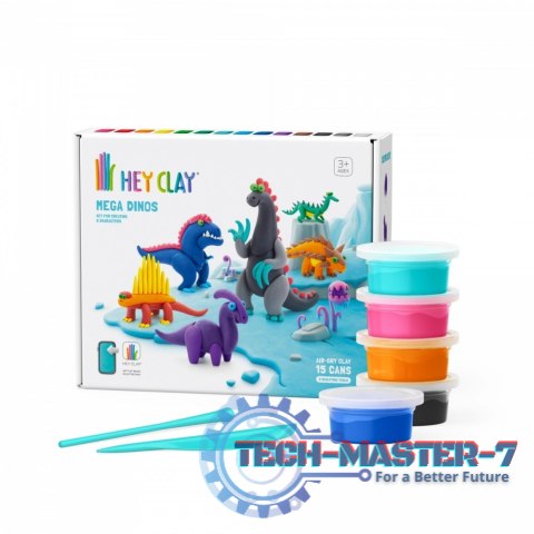 Masa plastyczna Hey Clay Zestaw Mega Dinozaury Masa plastyczna Hey Clay Zestaw Mega Dinozaury