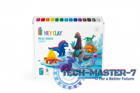 Masa plastyczna Hey Clay Zestaw Mega Dinozaury Masa plastyczna Hey Clay Zestaw Mega Dinozaury