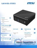 Mini PC Cubi N ADL-072XEU nOS/N200/4GB/128PCIE/WiFi/AC/BT/Black Mini PC Cubi N ADL-072XEU nOS/N200/4GB/128PCIE/WiFi/AC/BT/Black