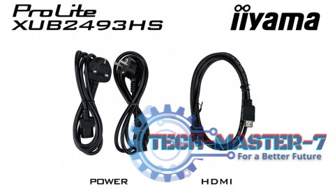 Monitor ProLite 23.8 cala XUB2493HS-B6 A, IPS, HDMI, DP, 2x2W, HAS, 300cd/m2, obrót stopy 120 stopni Monitor ProLite 23.8 cala XUB2493HS-B6 A, IPS, HDMI, DP, 2x2W, HAS, 300cd/m2, obrót stopy 120 stopni