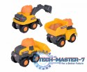 Pojazd budowlany ABC Volvo 3 rodzaj 12 cm Pojazd budowlany ABC Volvo 3 rodzaj 12 cm